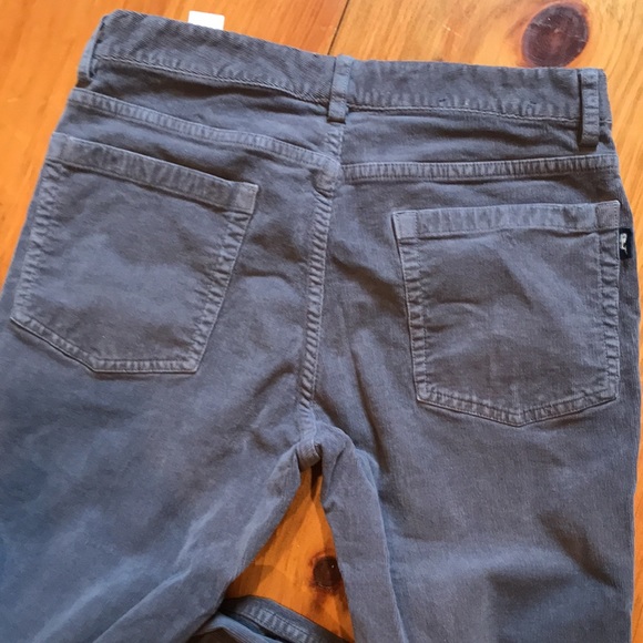 VINEYARD VINES 28 x 30 Charcoal Corduroy Straight Leg Pants - Picture 4 of 7